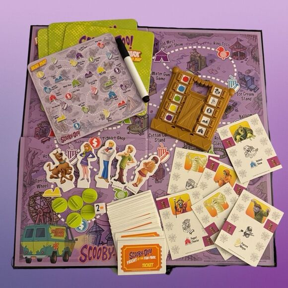 Open Box Scooby-doo Fright at the Fun Park Game Complete - Picture 2 of 12